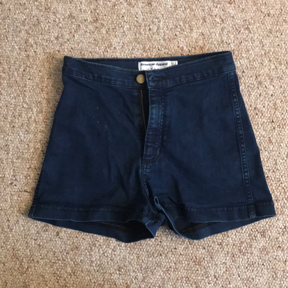 American Apparel Stretchy High Waisted Shorts